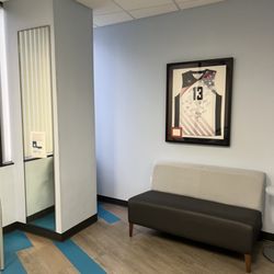 UC San Diego Health - San Diego - Seating in patient room and a mirror. Nice.