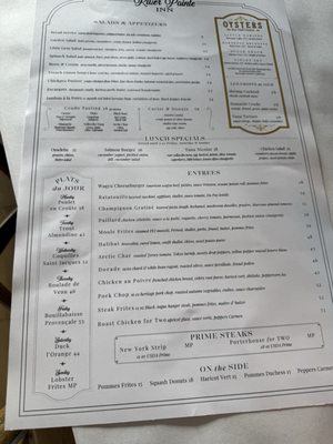 Menu photo 1 River Pointe Inn Rumson, NJ