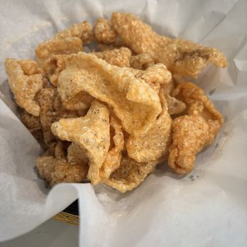 Sanguich - Fresh chicharrones aka pork rinds - Cuban Near Me - Miami, Florida