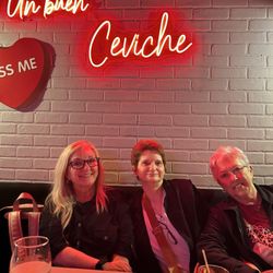 Ceviche House - Cute neon, plus they had lots of cute valentines decor