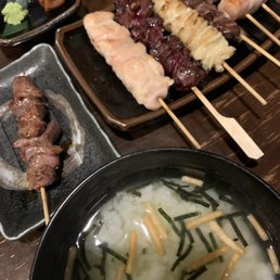 Skewers and ochazuke Skewers and ochazuke