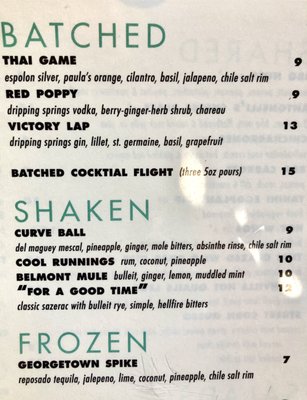 Menu photo 6 District Six Georgetown, TX