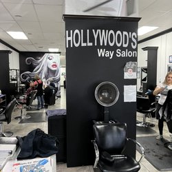 Hollywood's Way Salon - Main entrance is modern and inviting