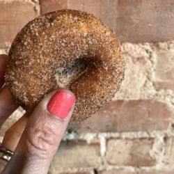 Reigning Doughnuts - Cinnamon sugar hot doughnuts