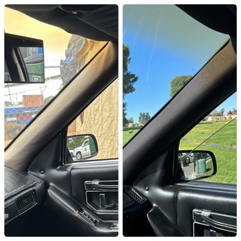 Upholstery Works - Replaced the faded and loose A-pillar covering. - Auto Upholstery Near Me - Wilmington, California Upholstery Works - Replaced the faded and loose A-pillar covering. - Auto Upholstery Near Me - Wilmington, California