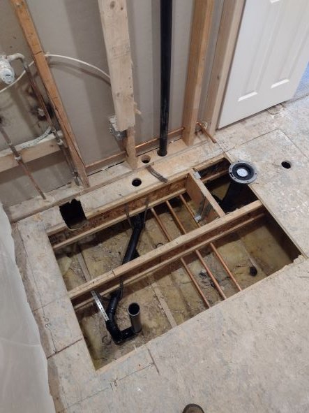 Slide of Fresh Drains & Plumbing