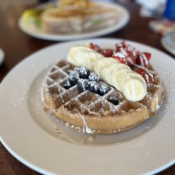 Dalia's Pancake House - Banana, Blue Berry and Strawberry Waffles