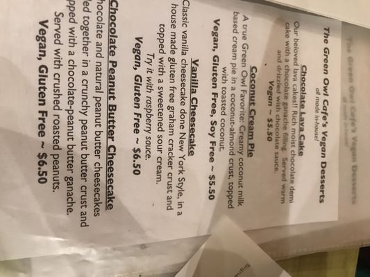 Menu photo 8 The Green Owl Cafe Madison, WI