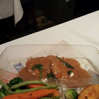 Clarkson Mediterranean Bistro - Veal scallopine with goat cheese and spinach - Mediterranean Near Me - Mississauga, Ontario