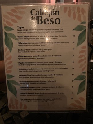 Menu photo 4 Callejón del Beso Arecibo, PR Menu photo 4 Callejón del Beso Arecibo, PR