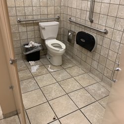 Actual crap on the floor at 10am.