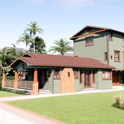 Ognayan Design - Multi Family Units in Craftsman style, Alhambra