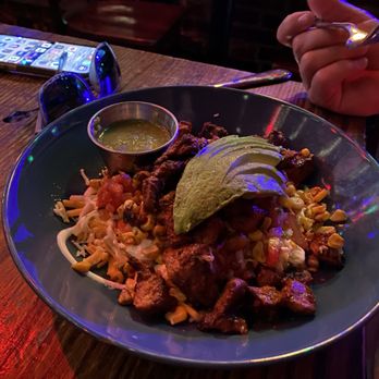 Jose Pistolas - Rice bowl made with cauliflower rice option and spicy pork - Mexican Near Me - Philadelphia, Pennsylvania Jose Pistolas - Rice bowl made with cauliflower rice option and spicy pork - Mexican Near Me - Philadelphia, Pennsylvania