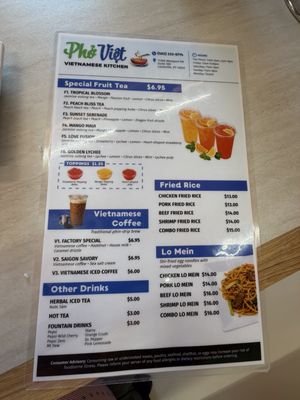 Menu photo 1 Pho Viet Louisville, KY