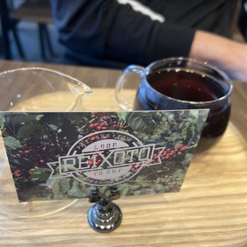 Peixoto Coffee - Peixoto blend, I think this was called a pour over.  I could have this wrong but this is what kept us coming back! Very very good! - Coffee Roasteries Near Me - Gilbert, Arizona