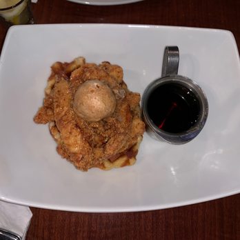 Avenue American Bistro - Chicken and waffles minus the bacon - Sports Bars Near Me - Wayne, Michigan Avenue American Bistro - Chicken and waffles minus the bacon - Sports Bars Near Me - Wayne, Michigan