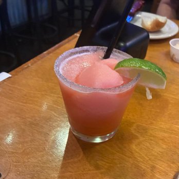 Texas Roadhouse - Strawberry frozen margarita; available all day at $5.50 (less fifty cents for plain) - Steakhouses Near Me - Glen Mills, Pennsylvania Texas Roadhouse - Strawberry frozen margarita; available all day at $5.50 (less fifty cents for plain) - Steakhouses Near Me - Glen Mills, Pennsylvania