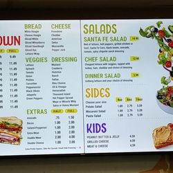 Born's Best Sandwiches - Menu