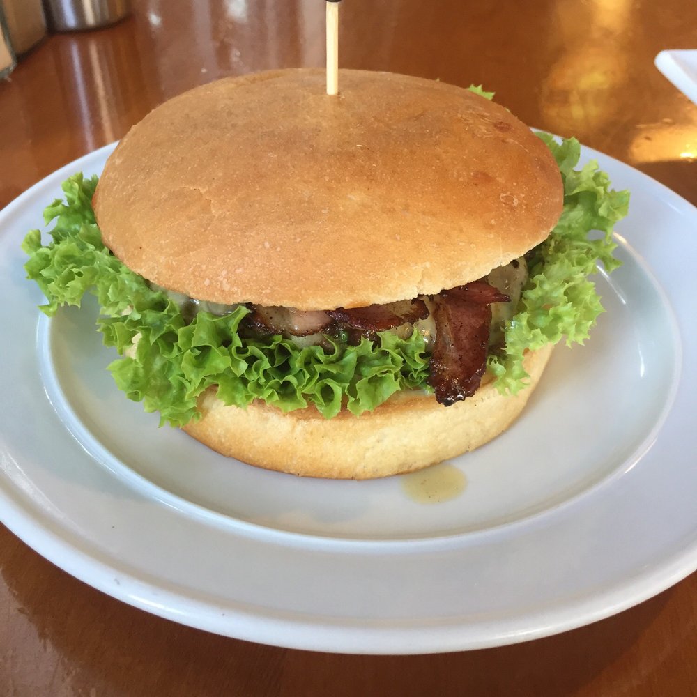 Devil burger (large) with bacon Devil burger (large) with bacon