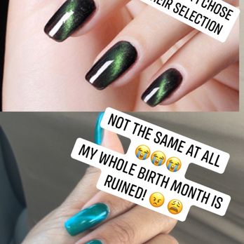 Classy Nails - I pointed at the nail on top...I got the bottom. Looking for another place that'll do it correctly - Nail Salons Near Me - Daly City, California