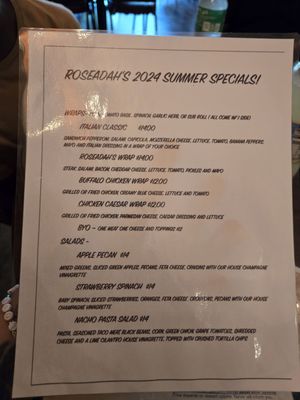 Menu photo 5 Roseadah’s Auburn, NY Menu photo 5 Roseadah’s Auburn, NY