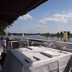 De Fuik - Die wunderbare Terrasse oberhalb der Maas