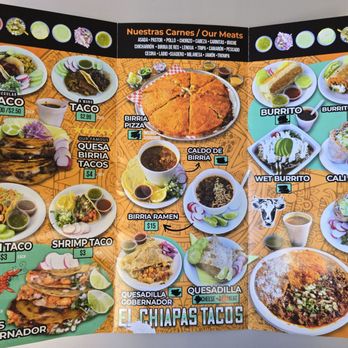 El Chiapas Tacos - El Chiapas Taco Truck: Menu as of Aug 2025 - Tacos Near Me - Gardena, California
