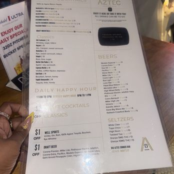 Big Aztec Corner Bar - drink menu - Bars Near Me - San Antonio, Texas Big Aztec Corner Bar - drink menu - Bars Near Me - San Antonio, Texas