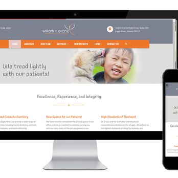A Visual Voice - Responsive Web Design - Dr. William Evans - Eagle River - Web Design Near Me
