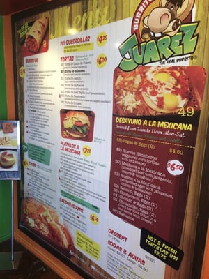 Menu photo 6 Burritos Juarez El Paso, TX Menu photo 6 Burritos Juarez El Paso, TX
