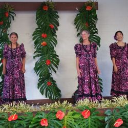 Hilo Woman's Club - The stage is big enough for a small band and/or performers and supports layers of decor!