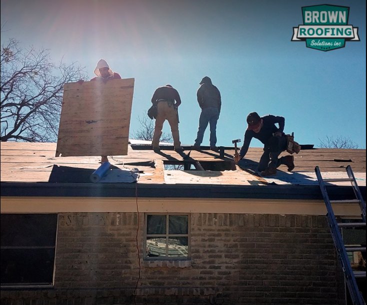 Slide of Brown Roofing Solutions