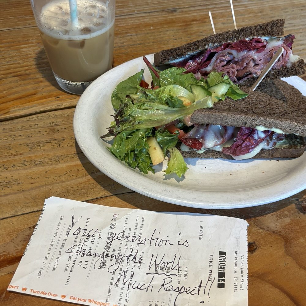 The Social Study - Japantown Reuben and iced chai - Wine Bars Near Me - San Francisco, California The Social Study - Japantown Reuben and iced chai - Wine Bars Near Me - San Francisco, California