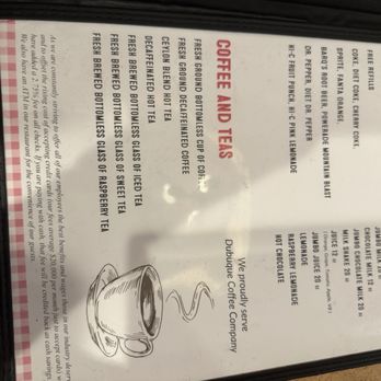 Gingham's Homestyle Restaurant - Menu as of 9/19/26 - American Near Me - Saint Charles, Missouri