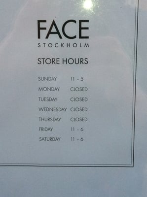 FACE Stockholm by null