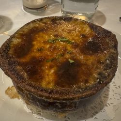 Monahan & Fitzgerald - Onion soup with nice toasted cheese
