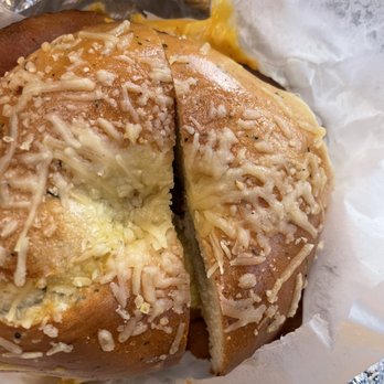 Utopia Bagels - Bacon egg & cheese on an Asiago bagel - Bakeries Near Me - Whitestone, New York Utopia Bagels - Bacon egg & cheese on an Asiago bagel - Bakeries Near Me - Whitestone, New York