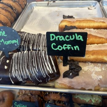 Joe Donut Mt Prospect - Dracula coffin - Donuts Near Me - Mt Prospect, Illinois