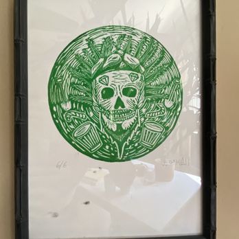 Quick Frames - Cool skeletal frame for this piece I got from Mexico. - Framing Near Me - Los Angeles, California