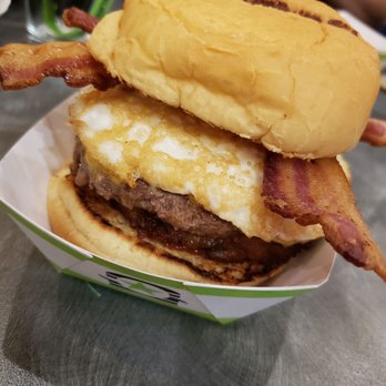 BurgerFi - My favorite! The BAD burger or the Breakfast All Day Burger! - Hot Dogs Near Me - Doral, Florida BurgerFi - My favorite! The BAD burger or the Breakfast All Day Burger! - Hot Dogs Near Me - Doral, Florida