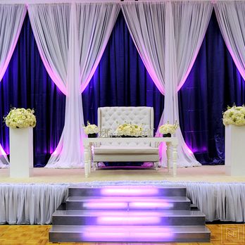 Sensational Experiences Events - Purple and white pattern drapery - DJs Near Me - Miami, Florida