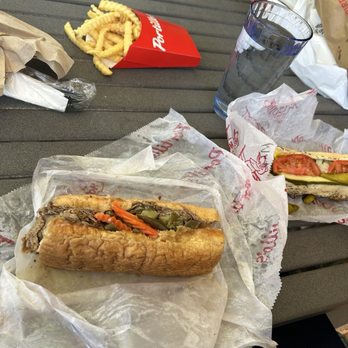 Portillo's Rolling Meadows - The Leo and Hot Dog - Hot Dogs Near Me - Rolling Meadows, Illinois