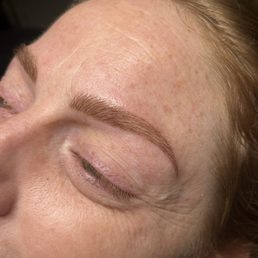 Freshly microbladed and microshaded brows! Freshly microbladed and microshaded brows!