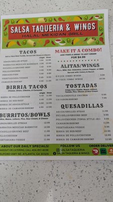 Menu photo 3 Salsa Taqueria & Wings Atlanta, GA Menu photo 3 Salsa Taqueria & Wings Atlanta, GA