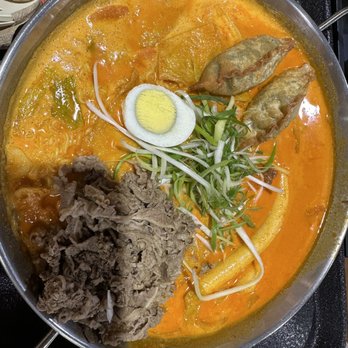 DDuk Dabang - Rose tteokbokki - Korean Near Me - Edison, New Jersey