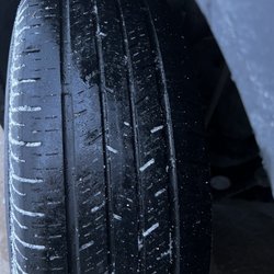 Hertz Rent A Car - Bald tires
