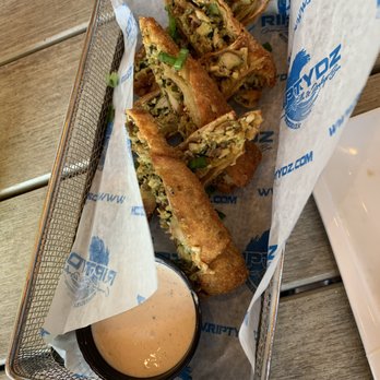 RipTydz - Chicken Gouda egg rolls - Seafood Near Me - Myrtle Beach, South Carolina RipTydz - Chicken Gouda egg rolls - Seafood Near Me - Myrtle Beach, South Carolina