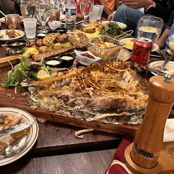 Nature Village Restaurant - Masgouf after it was destroyed by 20 hungry people - Halal Near Me - Suwanee, Georgia