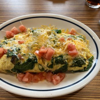 IHOP - Spinach and mushroom omelet with some added veg. Sooo good. - Breakfast & Brunch Near Me - Totowa, New Jersey