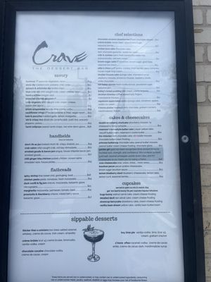 Menu photo 1 Crave Dessert Bar Asheville, NC Menu photo 1 Crave Dessert Bar Asheville, NC